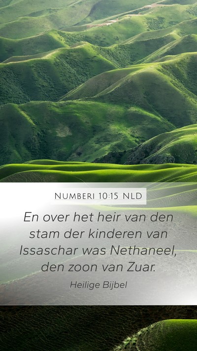 Numberi 10:15 NLD Bible Verse Image