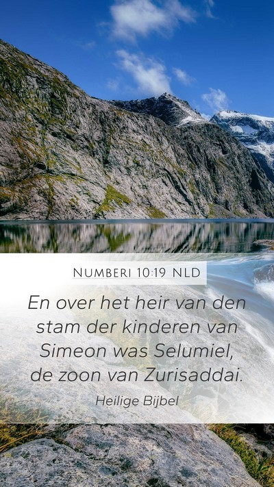 Numberi 10:19 NLD Bible Verse Image