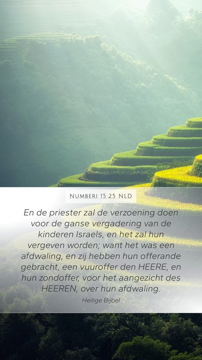 Numberi 15:25 NLD Bible Verse Image