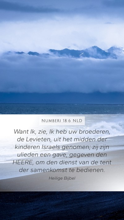 Numberi 18:6 NLD Bible Verse Image