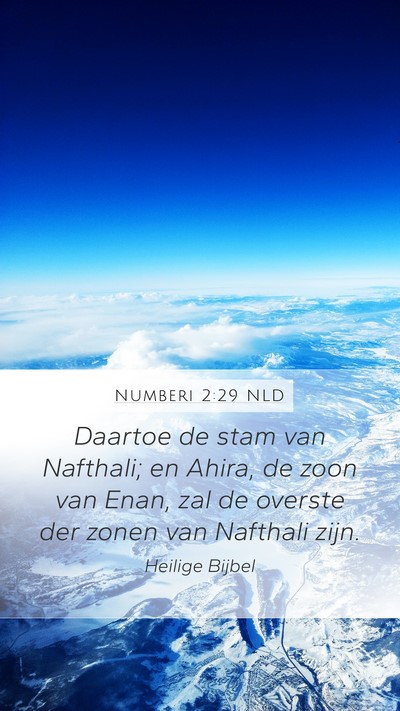 Numberi 2:29 NLD Bible Verse Image