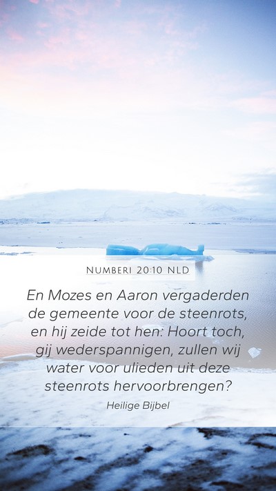 Numberi 20:10 NLD Bible Verse Image