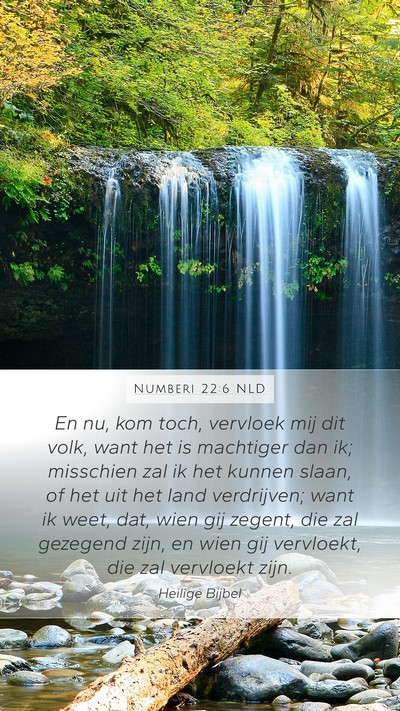 Numberi 22:6 NLD Bible Verse Image