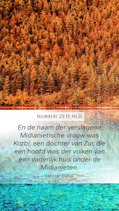 Numberi 25:15 NLD Bible Verse Image