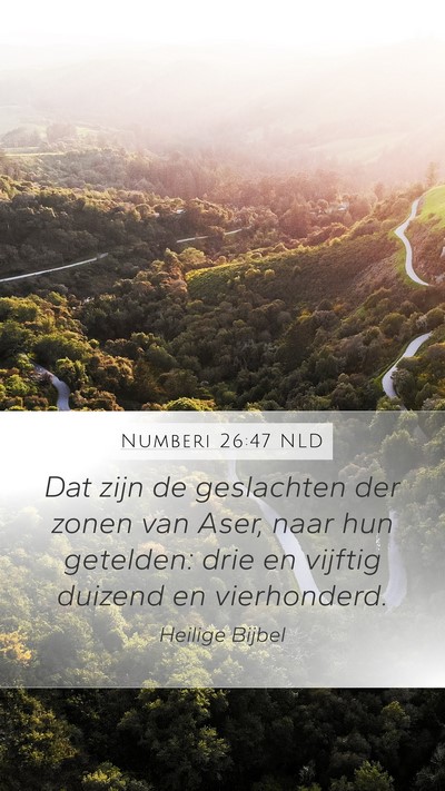 Numberi 26:47 NLD Bible Verse Image