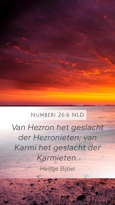 Numberi 26:6 NLD Bible Verse Image