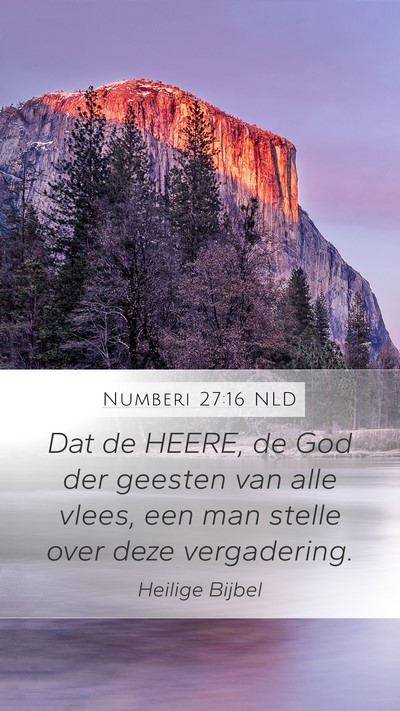 Numberi 27:16 NLD Bible Verse Image