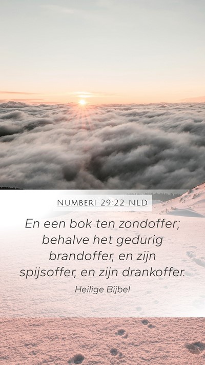 Numberi 29:22 NLD Bible Verse Image