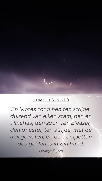 Numberi 31:6 NLD Bible Verse Image