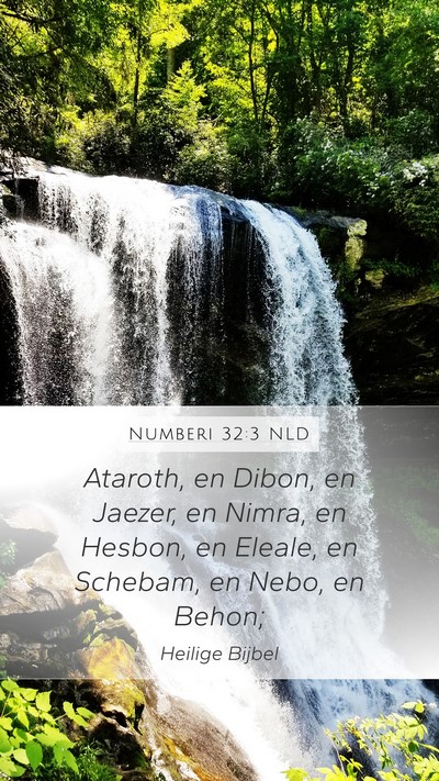 Numberi 32:3 NLD Bible Verse Image