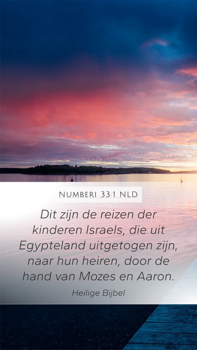 Numberi 33:1 NLD Bible Verse Image