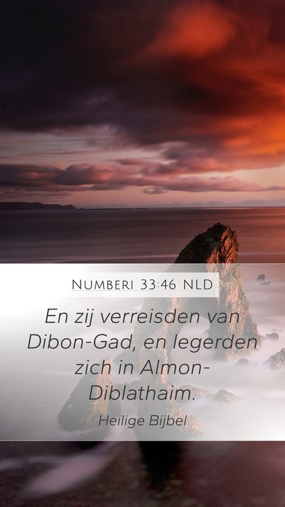 Numberi 33:46 NLD Bible Verse Image