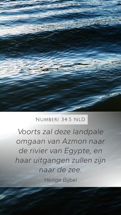 Numberi 34:5 NLD Bible Verse Image