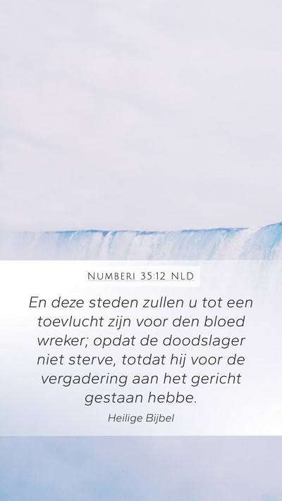 Numberi 35:12 NLD Bible Verse Image
