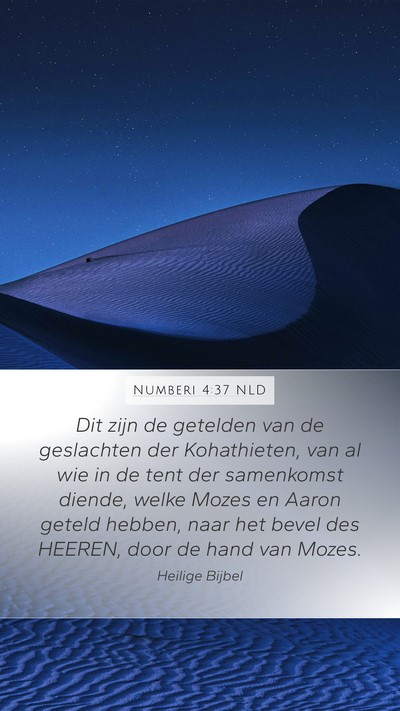 Numberi 4:37 NLD Bible Verse Image