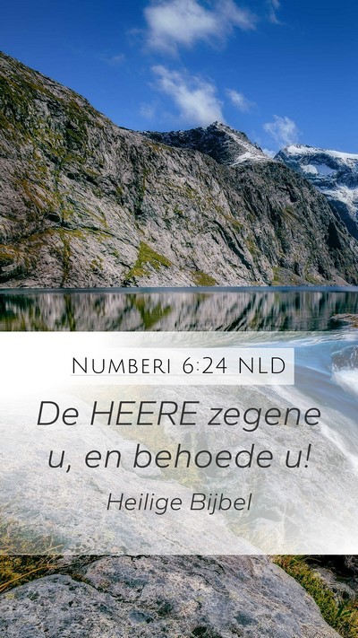 Numberi 6:24 NLD Bible Verse Image