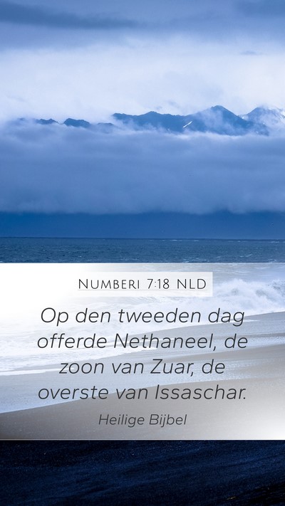 Numberi 7:18 NLD Bible Verse Image