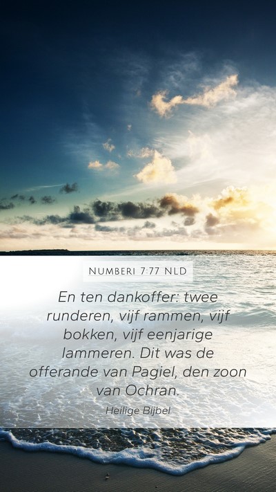 Numberi 7:77 NLD Bible Verse Image
