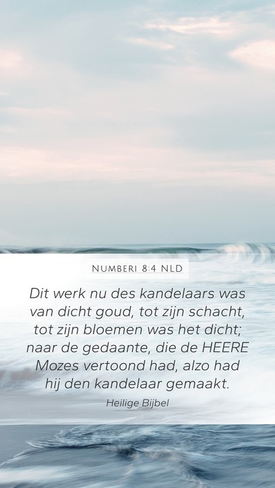 Numberi 8:4 NLD Bible Verse Image