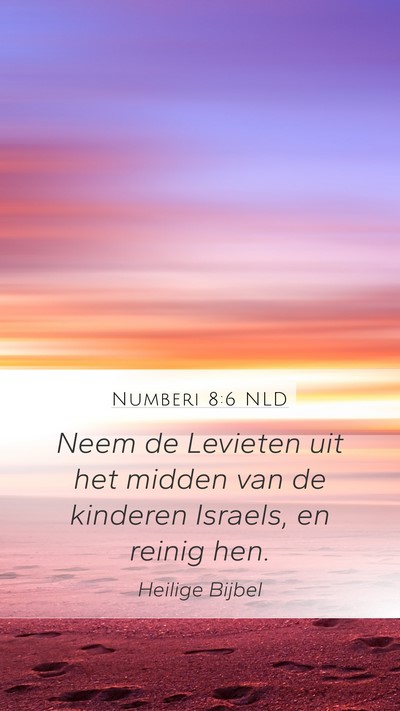 Numberi 8:6 NLD Bible Verse Image