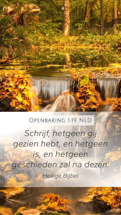 Openbaring 1:19 NLD Bible Verse Image