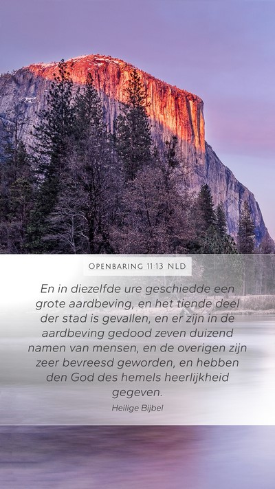 Openbaring 11:13 NLD Bible Verse Image