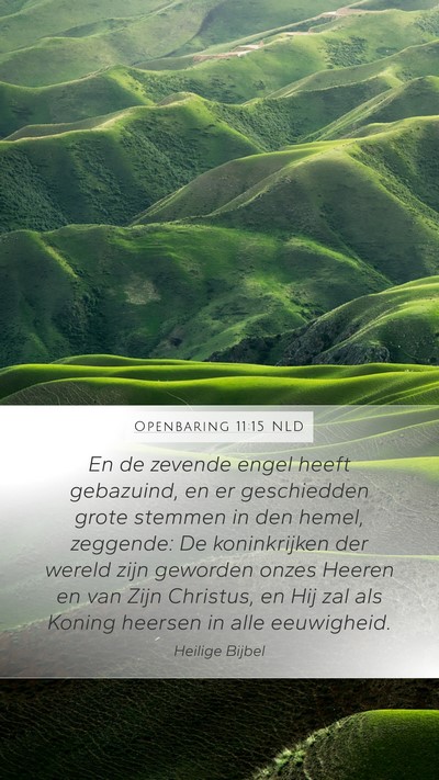 Openbaring 11:15 NLD Bible Verse Image