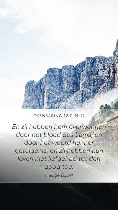 Openbaring 12:11 NLD Bible Verse Image