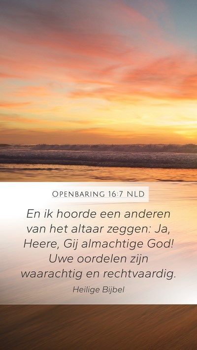 Openbaring 16:7 NLD Bible Verse Image