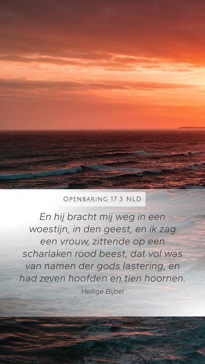 Openbaring 17:3 NLD Bible Verse Image