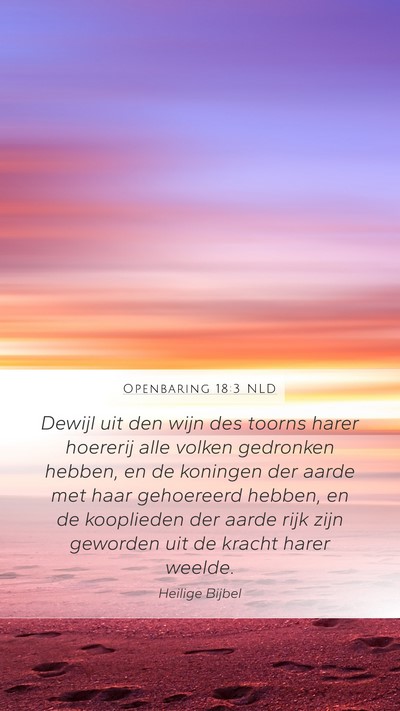 Openbaring 18:3 NLD Bible Verse Image
