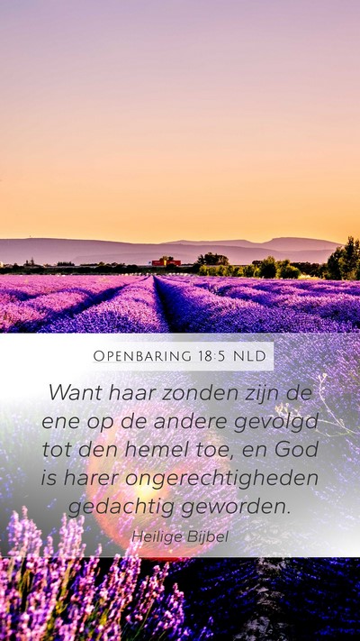Openbaring 18:5 NLD Bible Verse Image