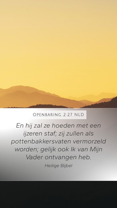 Openbaring 2:27 NLD Bible Verse Image
