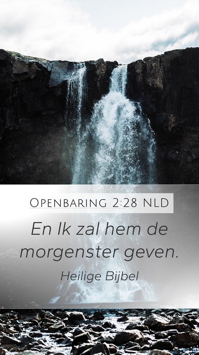 Openbaring 2:28 NLD Bible Verse Image