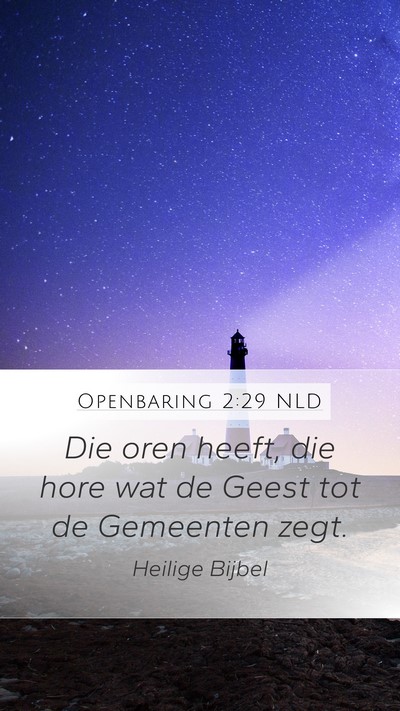Openbaring 2:29 NLD Bible Verse Image