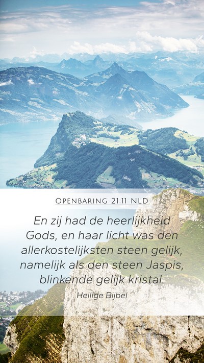 Openbaring 21:11 NLD Bible Verse Image