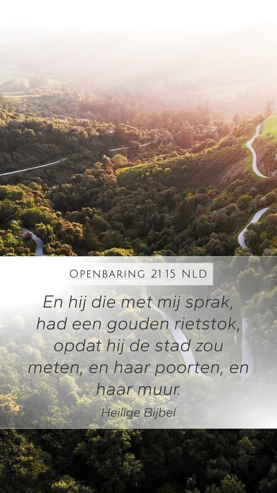 Openbaring 21:15 NLD Bible Verse Image