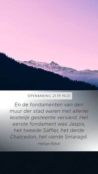 Openbaring 21:19 NLD Bible Verse Image