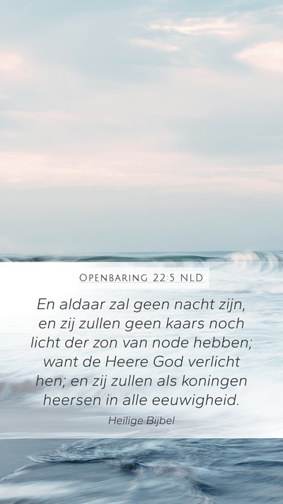 Openbaring 22:5 NLD Bible Verse Image