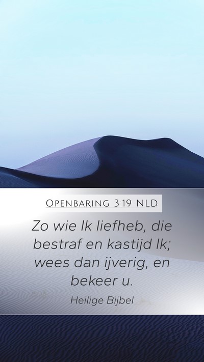 Openbaring 3:19 NLD Bible Verse Image