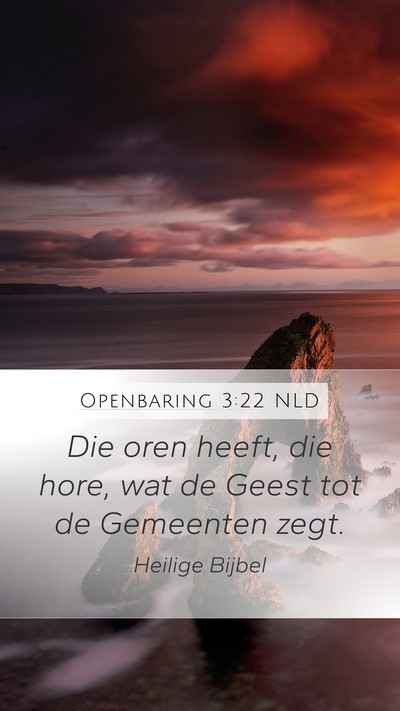 Openbaring 3:22 NLD Bible Verse Image