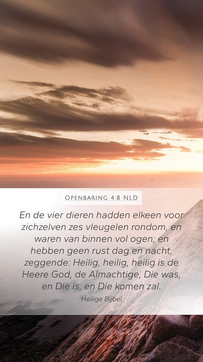 Openbaring 4:8 NLD Bible Verse Image