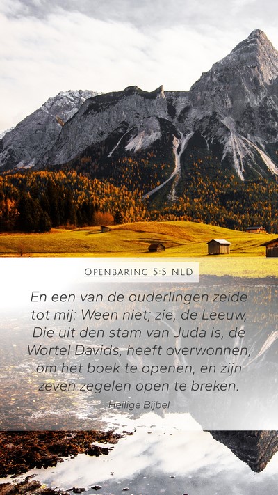 Openbaring 5:5 NLD Bible Verse Image