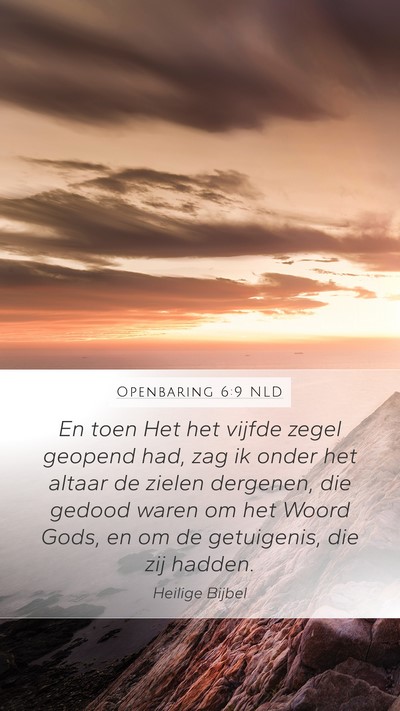 Openbaring 6:9 NLD Bible Verse Image