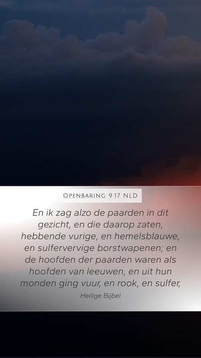 Openbaring 9:17 NLD Bible Verse Image