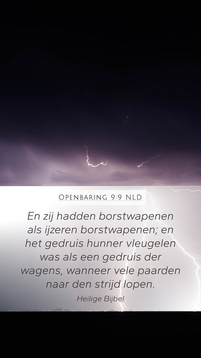 Openbaring 9:9 NLD Bible Verse Image