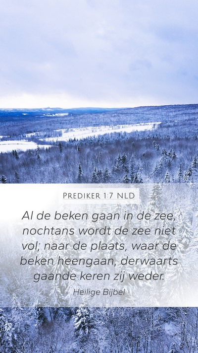 Prediker 1:7 NLD Bible Verse Image
