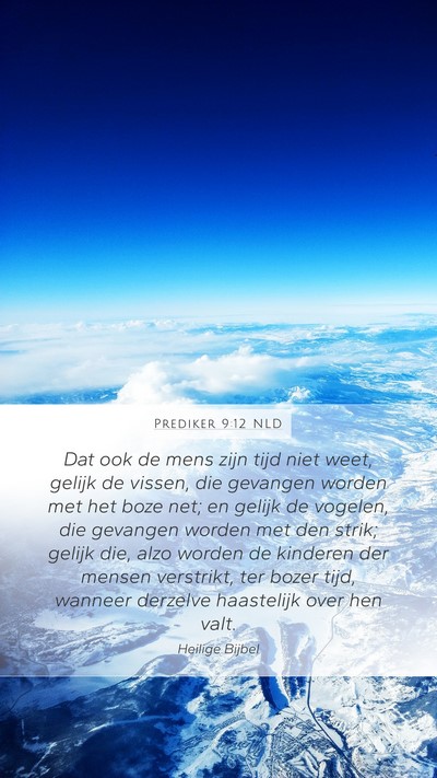 Prediker 9:12 NLD Bible Verse Image