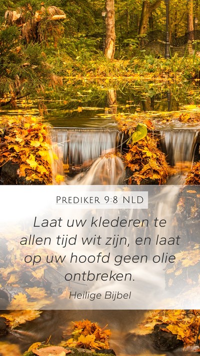 Prediker 9:8 NLD Bible Verse Image