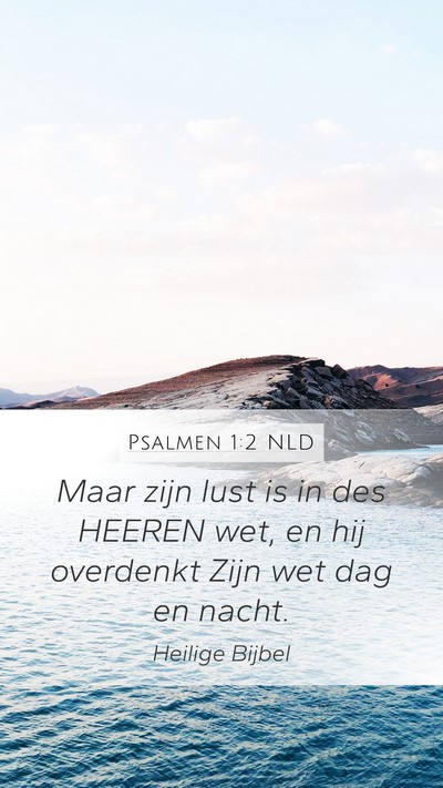 Psalmen 1:2 NLD Bible Verse Image